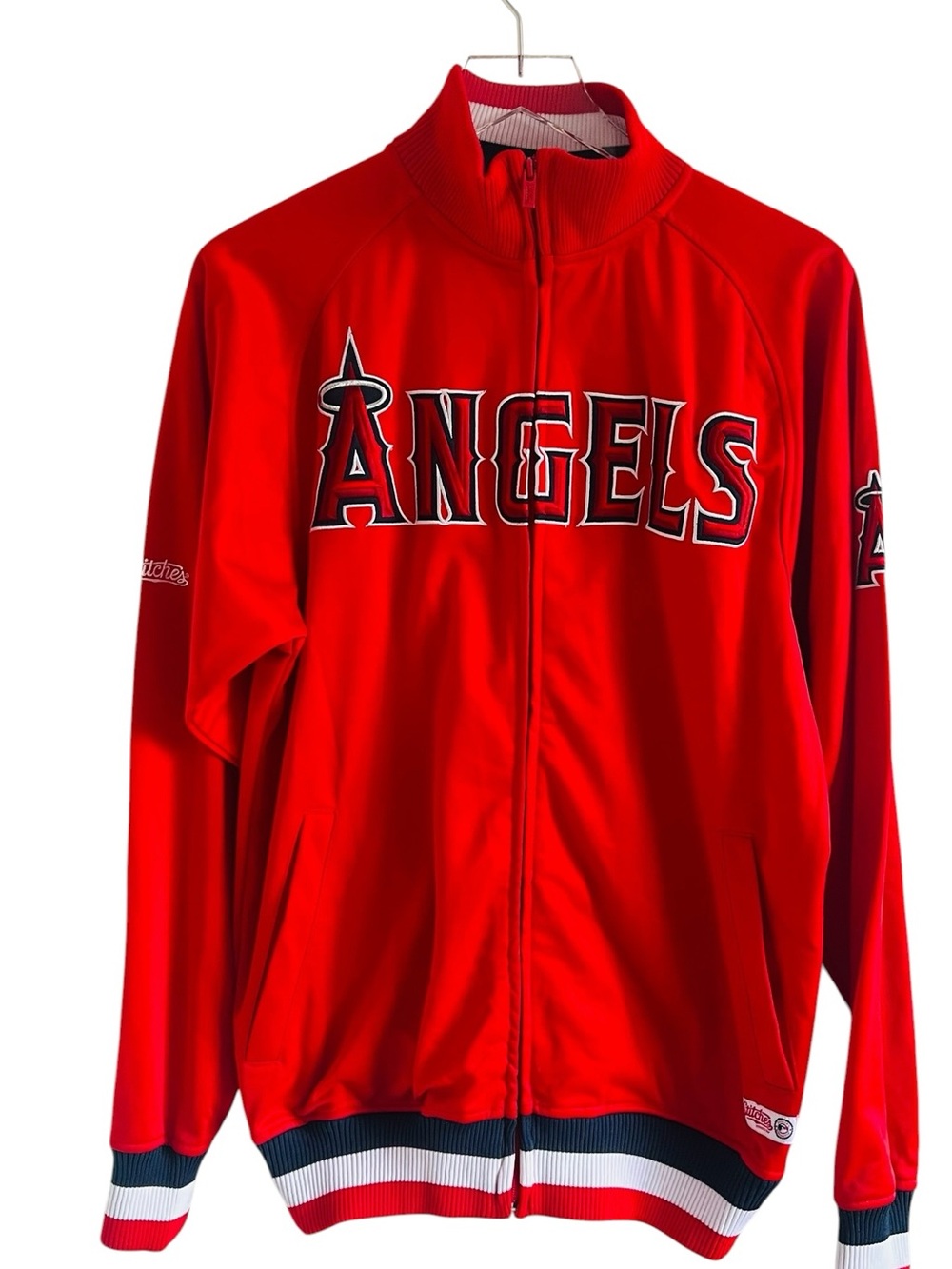 Stitches Athletic Gear Anaheim Angels Zip Up Jacket